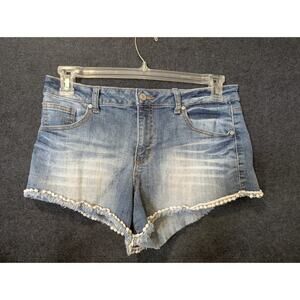 Altar'd State Shorts Womens 30 Medium Wash Denim Jean Festival Jorts